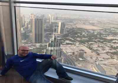 دكتور رامي العناني في برج خليفة - دبي